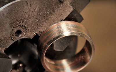 Ring aus Mokume-Gane
